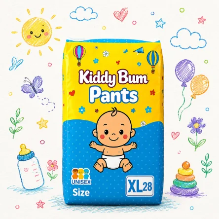 Kiddy Bum Extra Large size diaper pants pack
