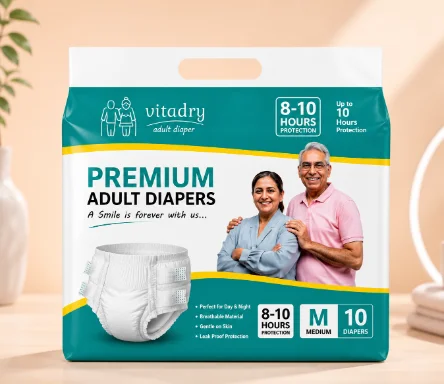 Vitadry Tape Style Medium adult diaper pack
